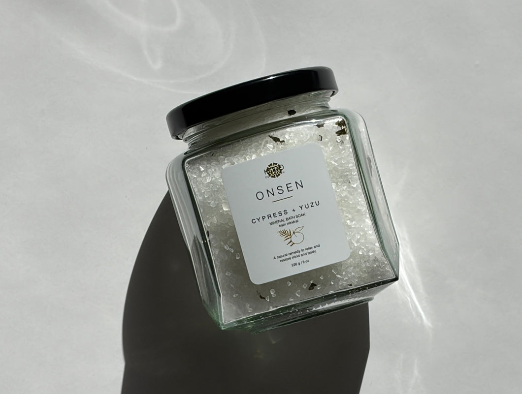 ONSEN Cypress + Yuzu Mineral Bath Soak