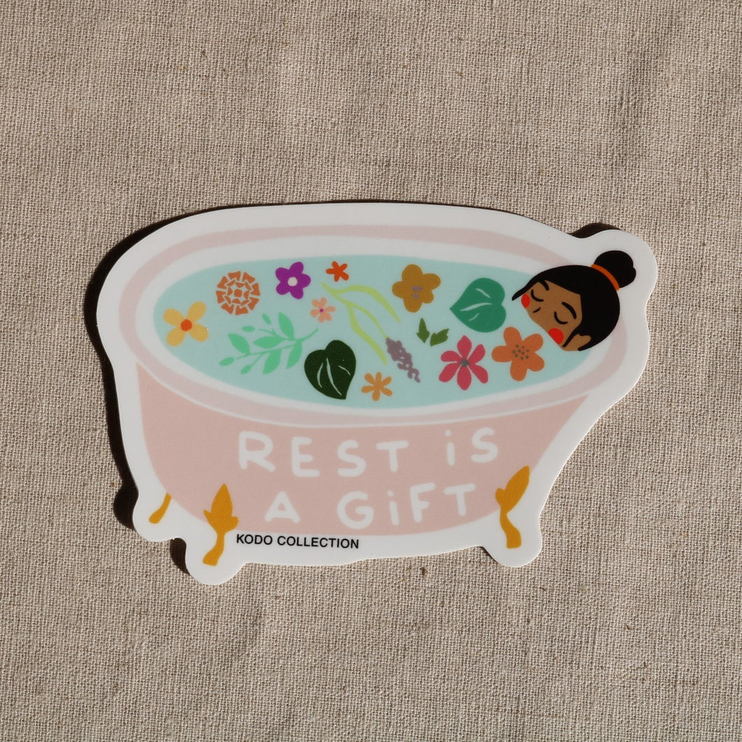 REST IS A GIFT Sticker
