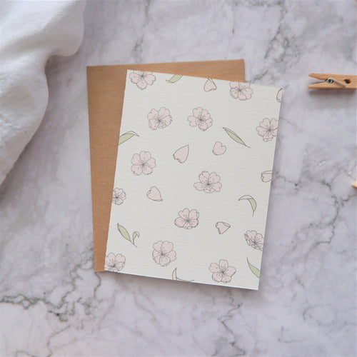 Cherry Blossoms Greeting Card